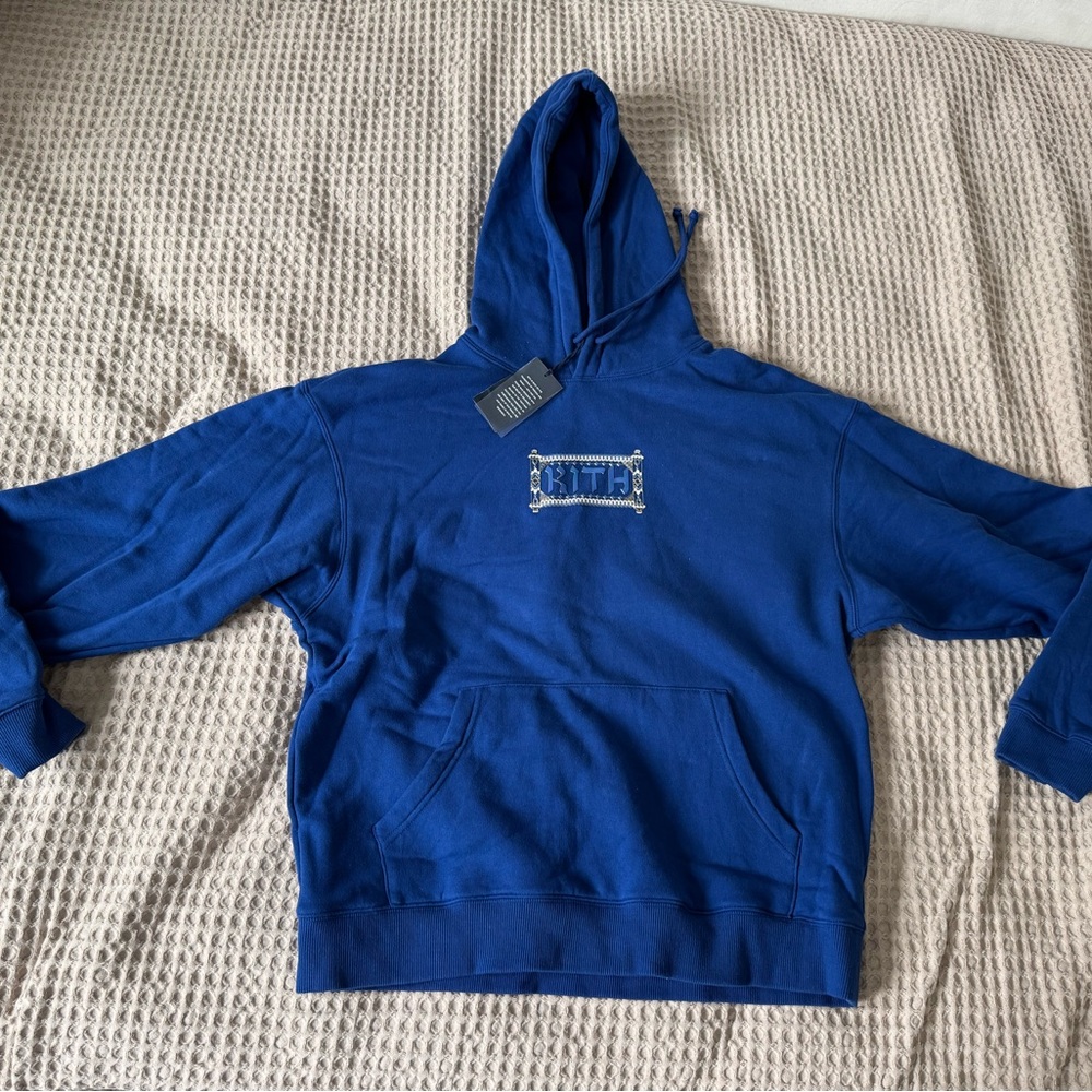 Kith Men's Blue Hoodie